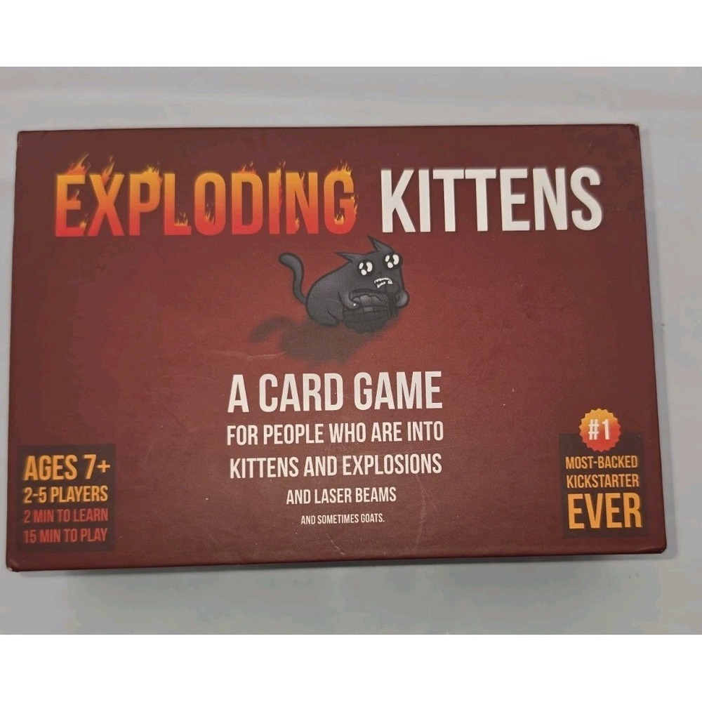 Exploding Kittens Original Edition Card Game COMPLETE! - Picture 2 of 6